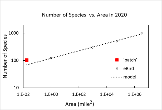 Plot number of species